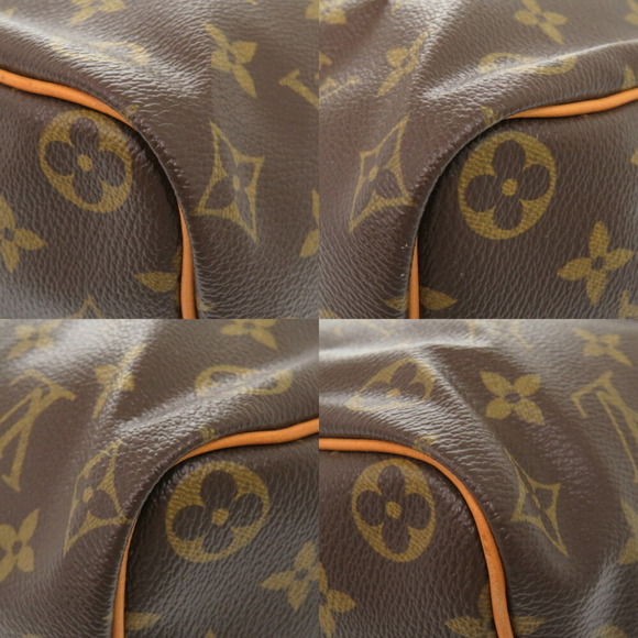 LOUIS VUITTON Brown Monogram Speedy 35 Bag - Picture 4 of 10